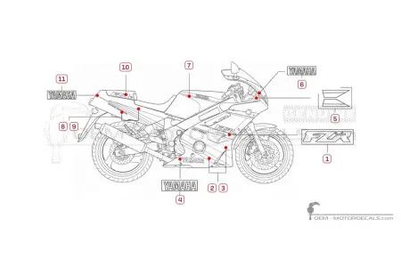 Yamaha FZR600 1993