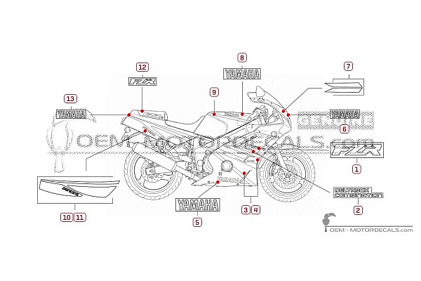 Yamaha FZR600 1993