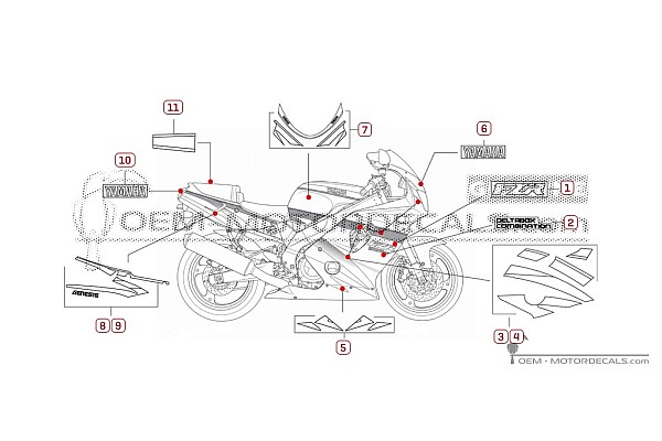 Yamaha FZR600 1994