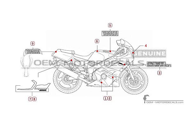 Yamaha FZR600 1995