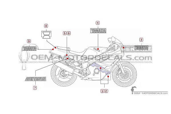 Yamaha FZR600 1995