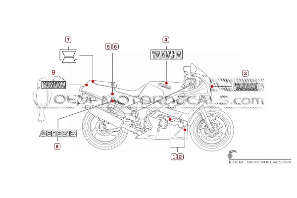 Yamaha FZR600 1997