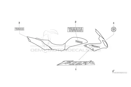 Yamaha FZS1000 FAZER 2002 - Blau