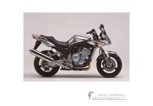 Aufkleber für Yamaha FZS1000 FAZER 2003 - Silber • Yamaha OEM-Aufkleber