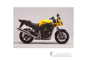 Aufkleber für Yamaha FZS1000S FAZER 2003 - Gelb • Yamaha OEM-Aufkleber