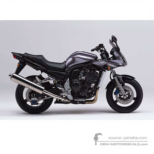 Adesivi per Yamaha FZS1000S FAZER 2004 - Argento • Yamaha Adesivi OEM