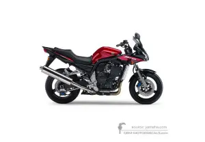 Aufkleber für Yamaha FZS1000S FAZER 2005 - Rot • Yamaha OEM-Aufkleber