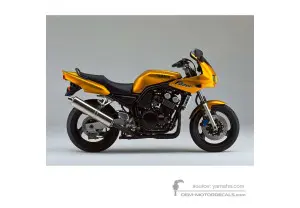 Aufkleber für Yamaha FZS600 FAZER 1998 - Gelb • Yamaha OEM-Aufkleber