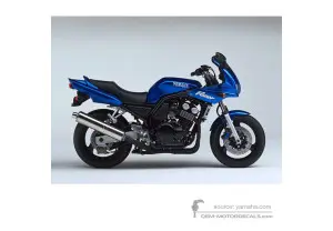 Aufkleber für Yamaha FZS600 FAZER 2001 - Blau • Yamaha OEM-Aufkleber