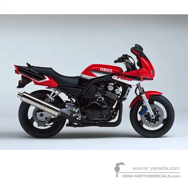 Yamaha FZS600 FAZER 2001 - Rot - Vivid Red Cocktail 1