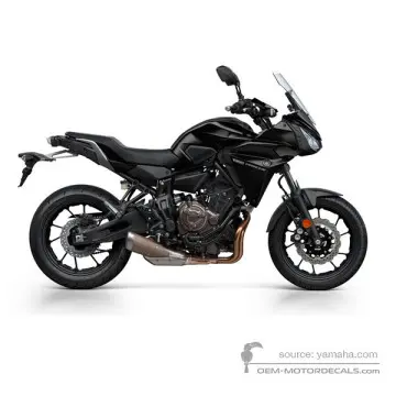 Yamaha TRACER 700 2016 - Noir - Mat Dark Gray Metallic 6