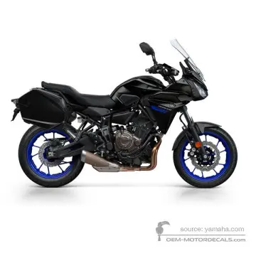 Yamaha TRACER 700 2018 - Noir - Mat Dark Gray Metallic 6