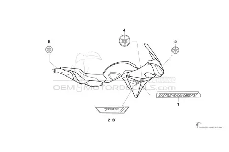Yamaha TRACER 700 2018 - Rot