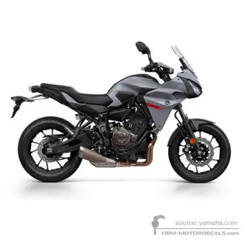 Yamaha TRACER 700 2019 - Gris - Bluish Gray Solid 4