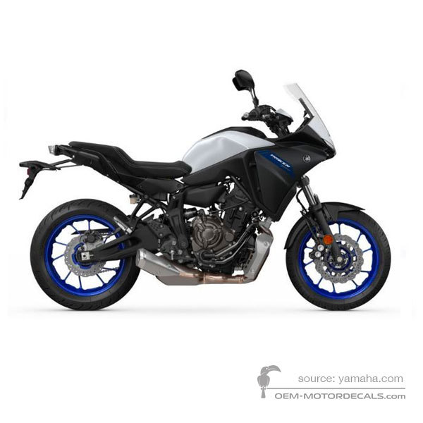 Naklejki do Yamaha MT07 TRACER (700) 2020 - Szary • Yamaha Naklejki OEM