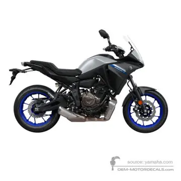 Yamaha TRACER 7 2021 - Gris - Mat Bluish Gray Metalic 3
