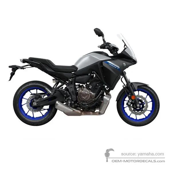 Yamaha TRACER 7 2021 - Gris - Mat Bluish Gray Metalic 3