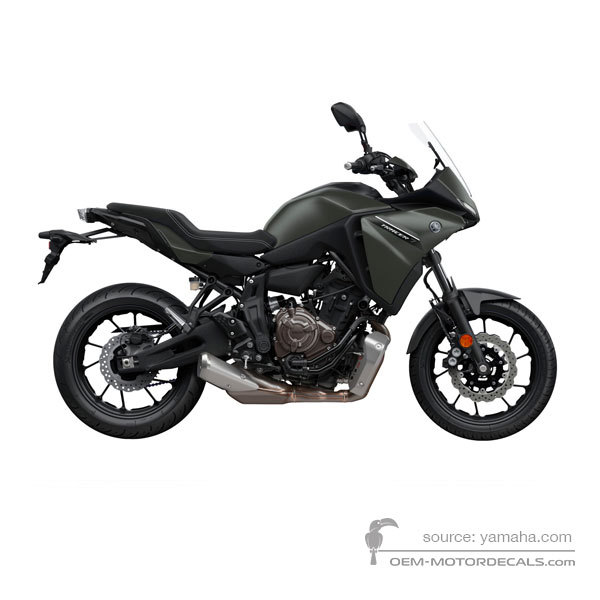 Pegatinas para Yamaha TRACER 700 2021 - Negro • Yamaha Pegatinas OEM