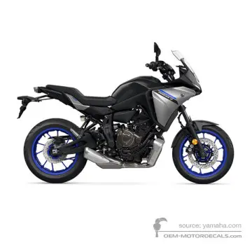 Yamaha TRACER 7 2022 - Srebrny - Mat Dark Gray Metallic 8