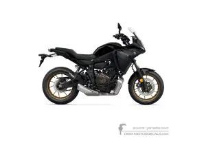 Naklejki do Yamaha TRACER 7 2024 - Czarny • Yamaha Naklejki OEM