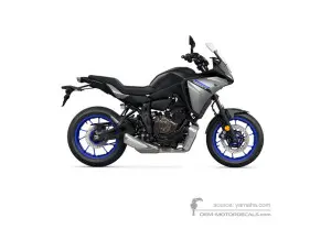 Stickers voor Yamaha TRACER 7 2024 - Donkergrijs • Yamaha OEM Stickers