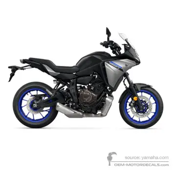 Yamaha TRACER 7 2024 - Ciemnoszary - Mat Dark Gray Metallic 8