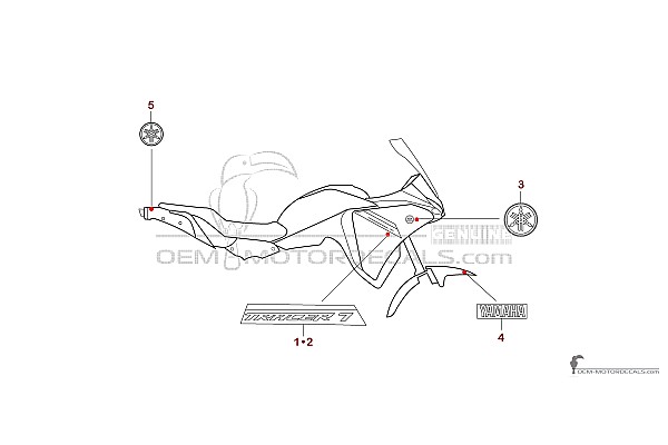 Yamaha TRACER 7 2024 - Rojo