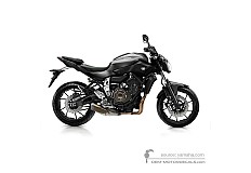 Autocollants pour Yamaha MT07 2014 - Gris • Yamaha Autocollants OEM