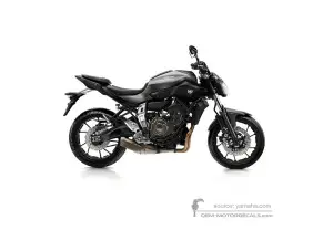Stickers voor Yamaha MT07 2014 - Grijs • Yamaha OEM Stickers