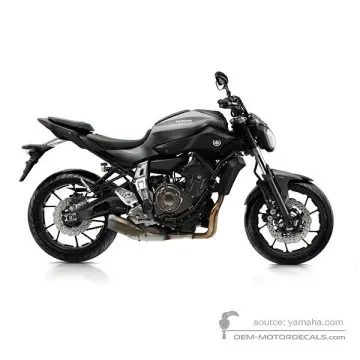 Yamaha MT07 2014 - Szary - Mat Gray Metallic 3