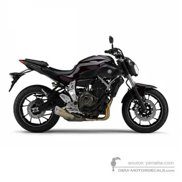 Yamaha MT07 2014 - Noir - Very Dark Violet Metallic 1