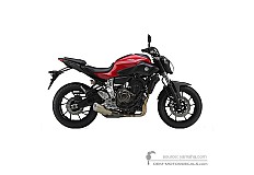Pegatinas para Yamaha MT07 2014 - Rojo • Yamaha Pegatinas OEM