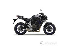 Adesivi per Yamaha MT07 2014 - Grigio scuro • Yamaha Adesivi OEM