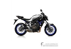 Adesivi per Yamaha MT07 2015 - Argento • Yamaha Adesivi OEM