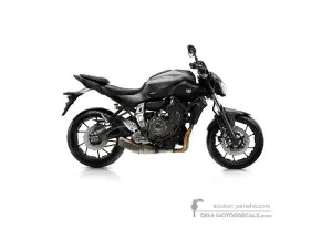 Decals for Yamaha MT07 2016 - Gray • Yamaha OEM Decals