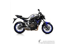 Aufkleber für Yamaha MT07 2016 - Silber • Yamaha OEM-Aufkleber