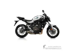 Decals for Yamaha MT07 2017 - White • Yamaha OEM Decals