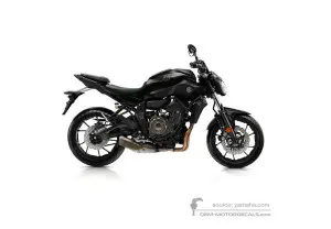 Naklejki do Yamaha MT07 2017 - Czarny • Yamaha Naklejki OEM