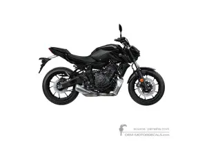 Stickers voor Yamaha MT07 2021 - Donkergrijs • Yamaha OEM Stickers