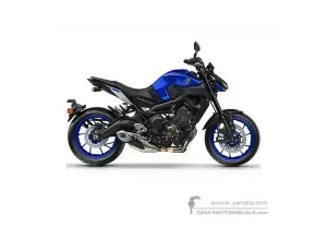 Decals for Yamaha MT09 2017 - Blue • Yamaha OEM Decals