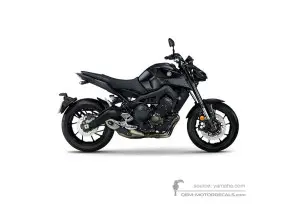 Aufkleber für Yamaha MT09 2019 - Grau • Yamaha OEM-Aufkleber
