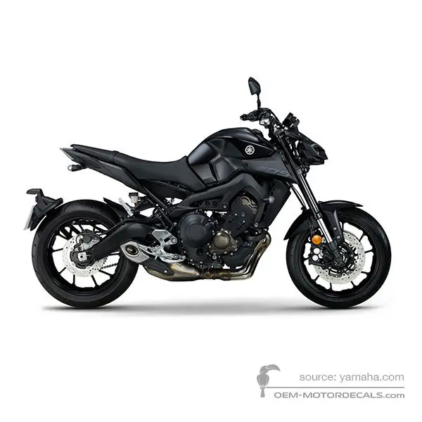 Yamaha MT09 2019 - Szary - Mat Dark Grey Metallic 6