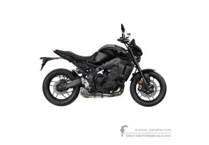 Decals for Yamaha MT09 2021 - Dark gray • Yamaha OEM Decals