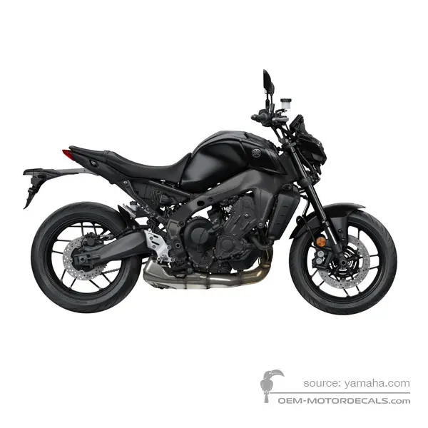 Yamaha MT09 2021 - Ciemnoszary - Mat Dark Gray Metallic 6