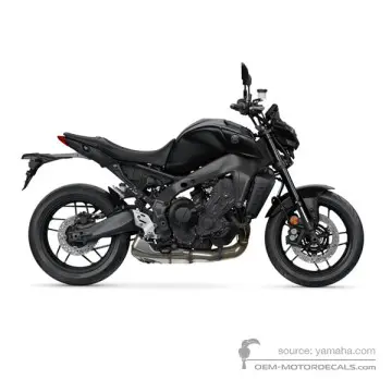 Yamaha MT09 2022 - Dark gray - Mat Dark Gray Metallic 6
