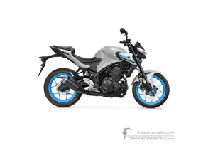 Decals for Yamaha MT-03 2025 - Gray • Yamaha OEM Decals