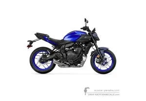 Adesivi per Yamaha MT-07 2025 - Blu • Yamaha Adesivi OEM