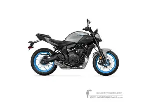 Decals for Yamaha MT-07 2025 - Gray • Yamaha OEM Decals