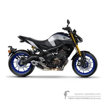 Yamaha MT-09 SP 2018 - Zwart - Black Metallic X