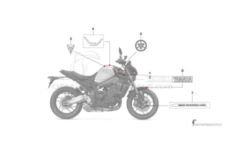 Yamaha MT-09 SP 2023 - White